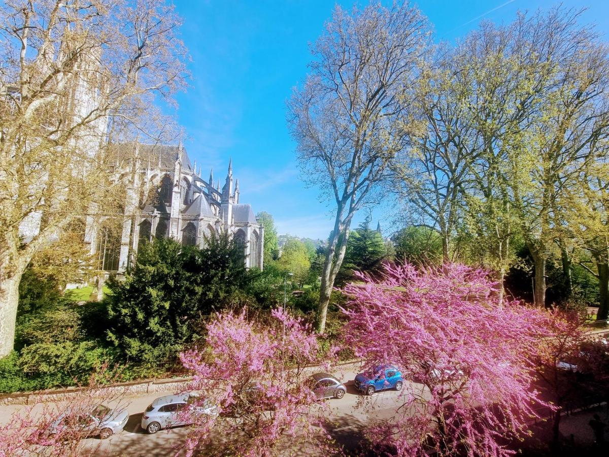 2 Appt Medielounge Ou Medieold, Parking Vue Magnifique Par Beds76 Rouen Bagian luar foto