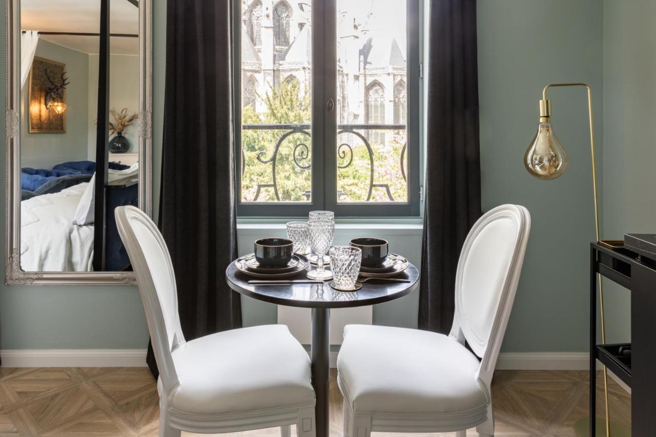 2 Appt Medielounge Ou Medieold, Parking Vue Magnifique Par Beds76 Rouen Bagian luar foto
